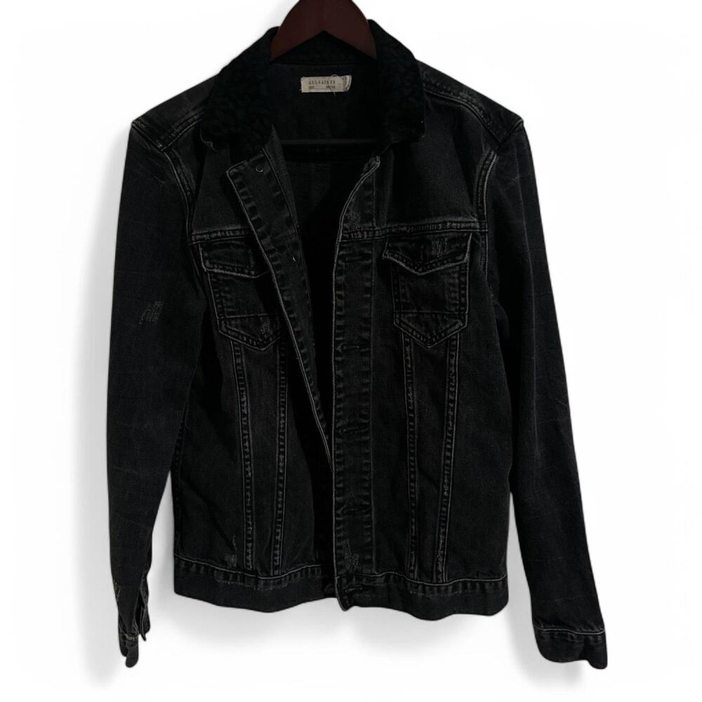 Allsaints black denim jacket